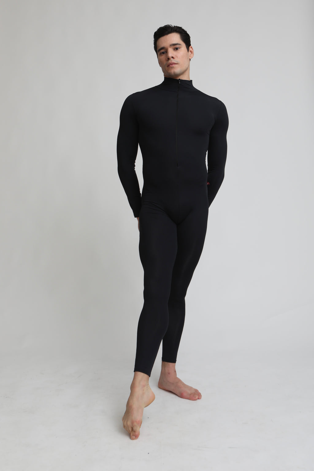 Zenith Sleeve Unitard - BLACK