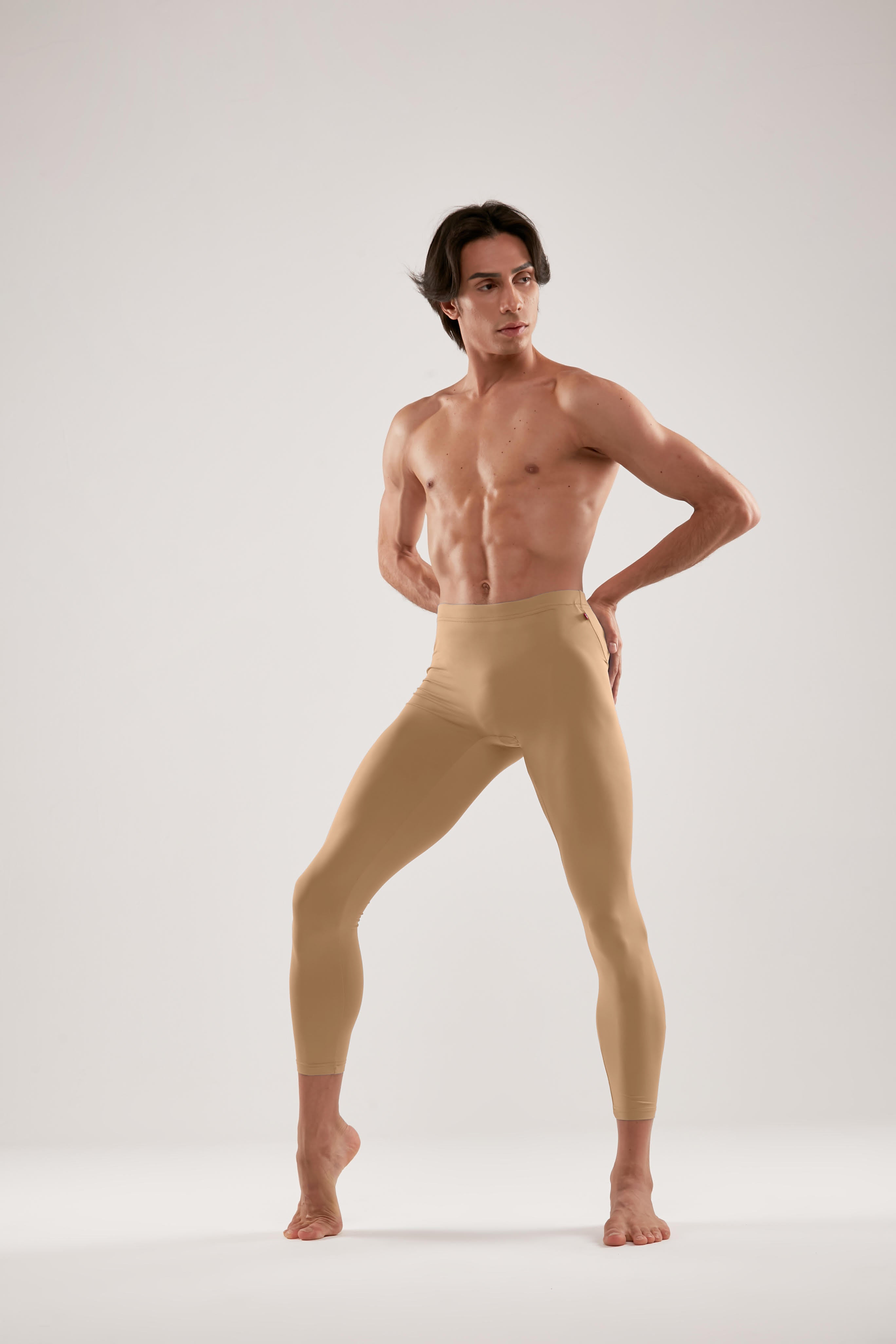 Microfiber Classic Tights - BEIGE