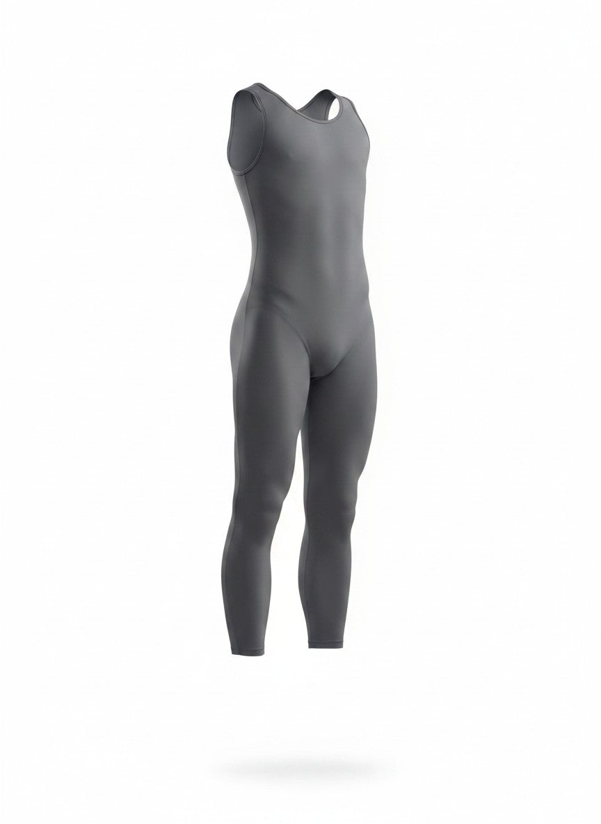 Microfiber Classic Unitard - DARK GRAY