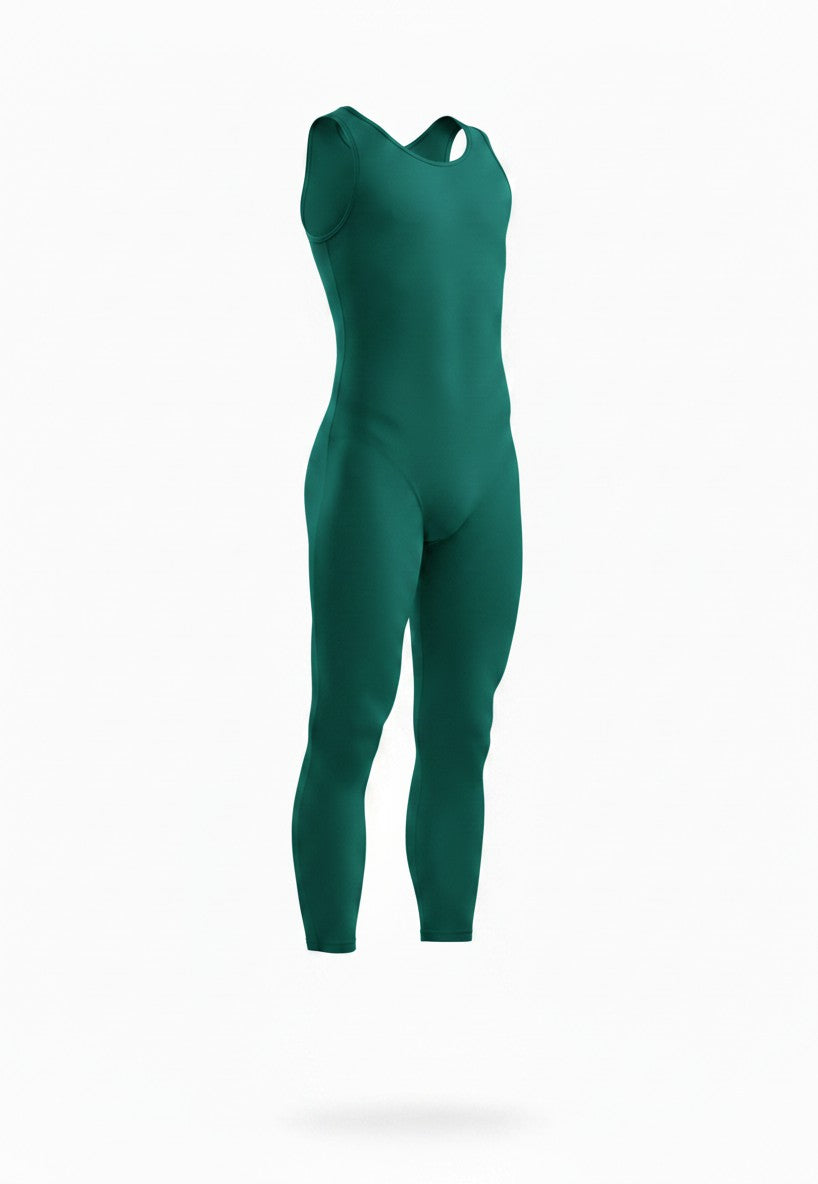 Microfiber Classic Unitard - CYAN GREEN