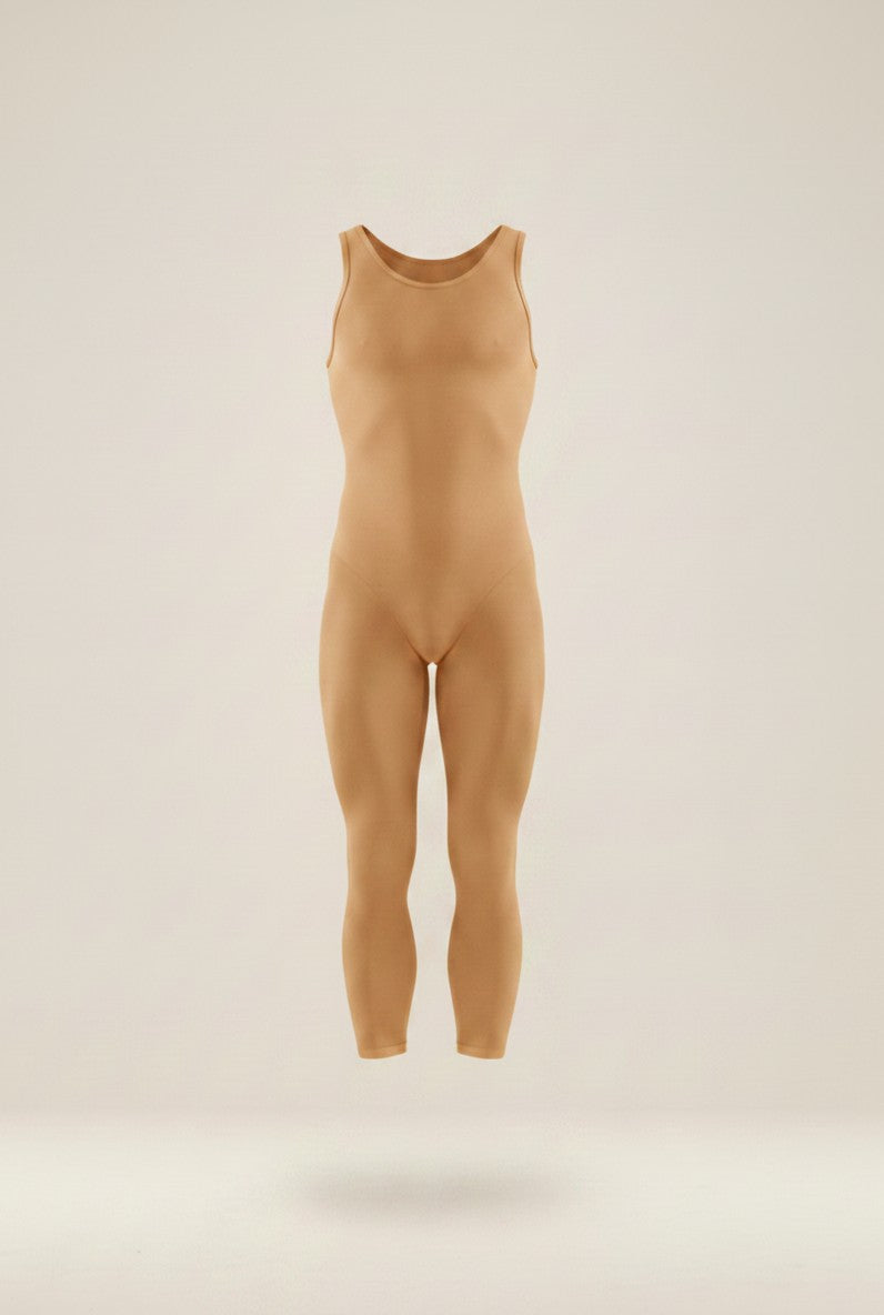Microfiber Classic Unitard - BEIGE