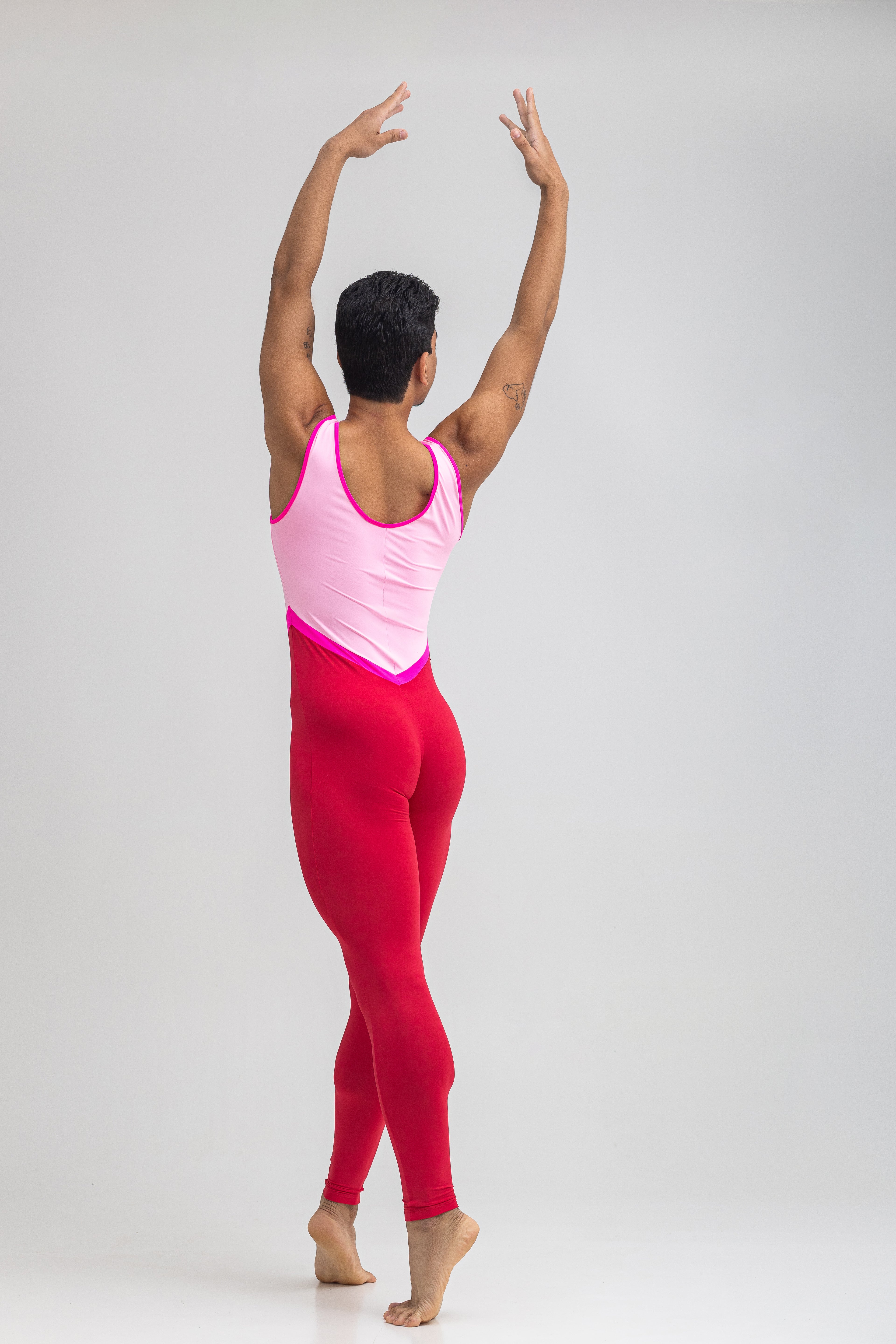 V-Stride Unitard - BUBBLEGUM