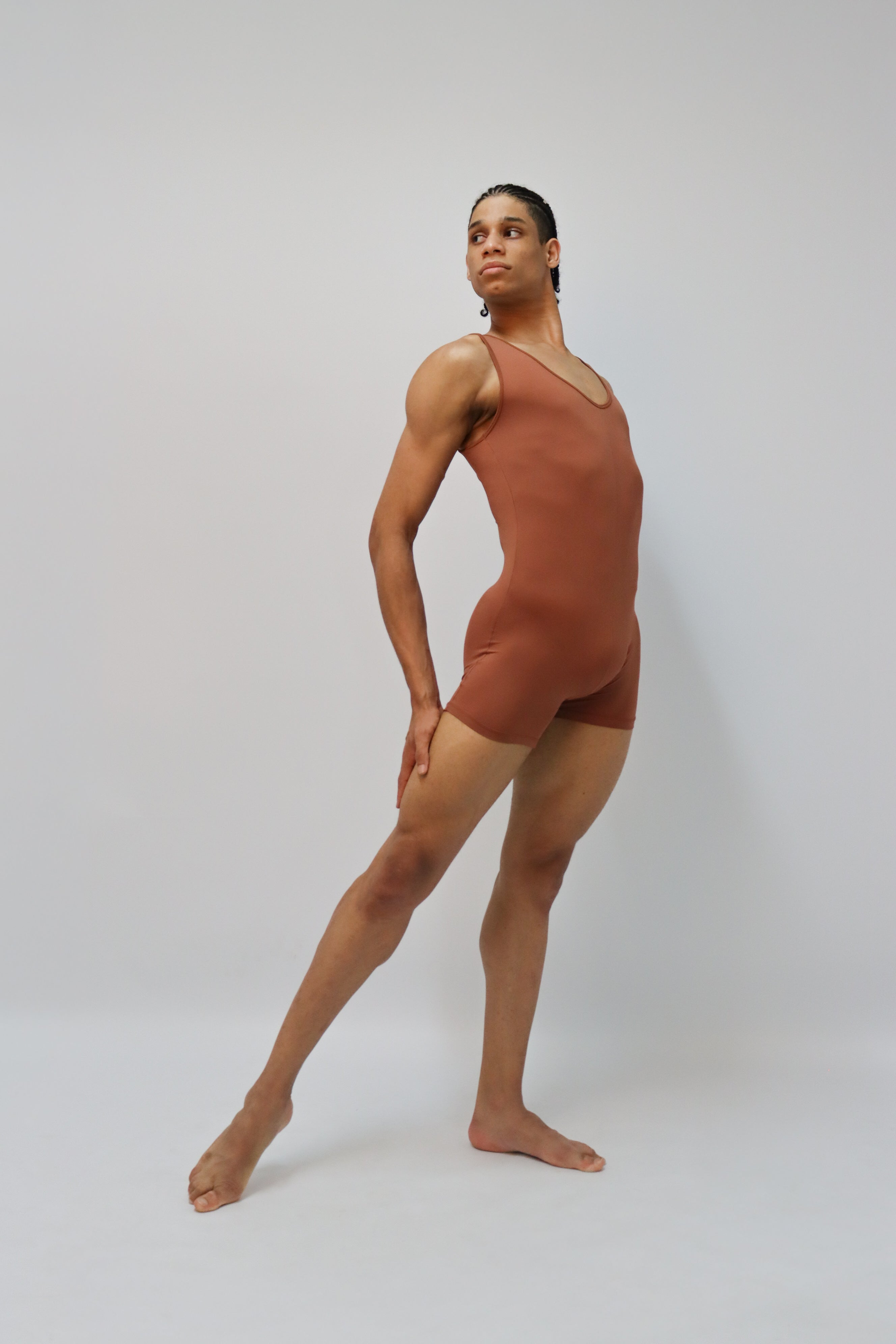 Classic Biketard - TERRACOTTA